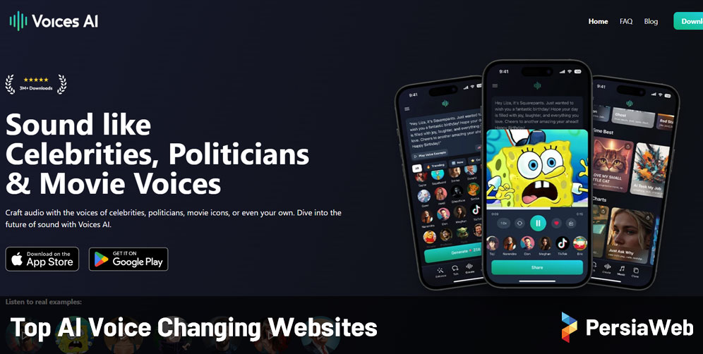 AI Voice Changing Websites