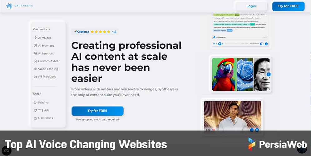 AI Voice Changing Websites