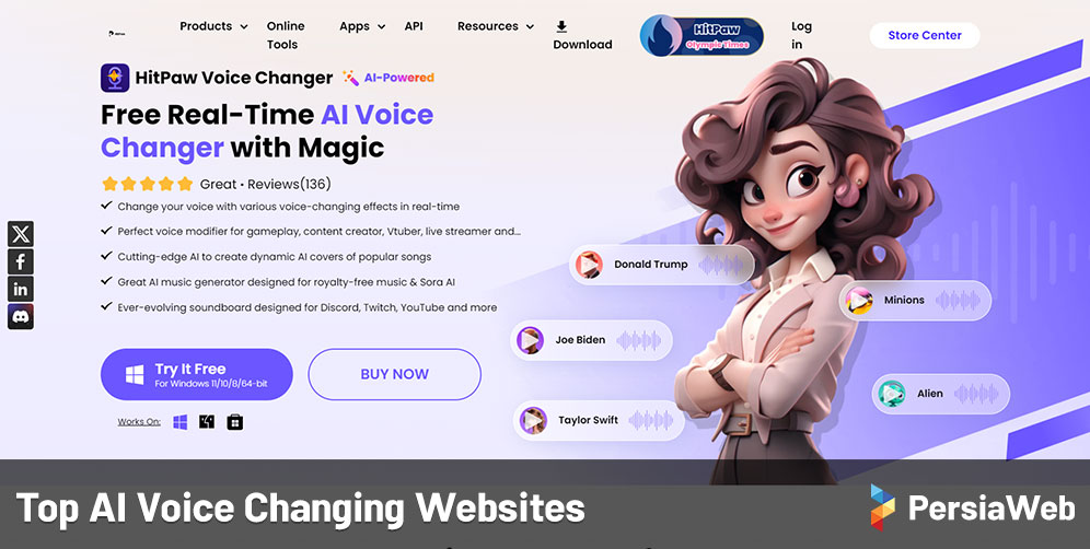 AI Voice Changing Websites