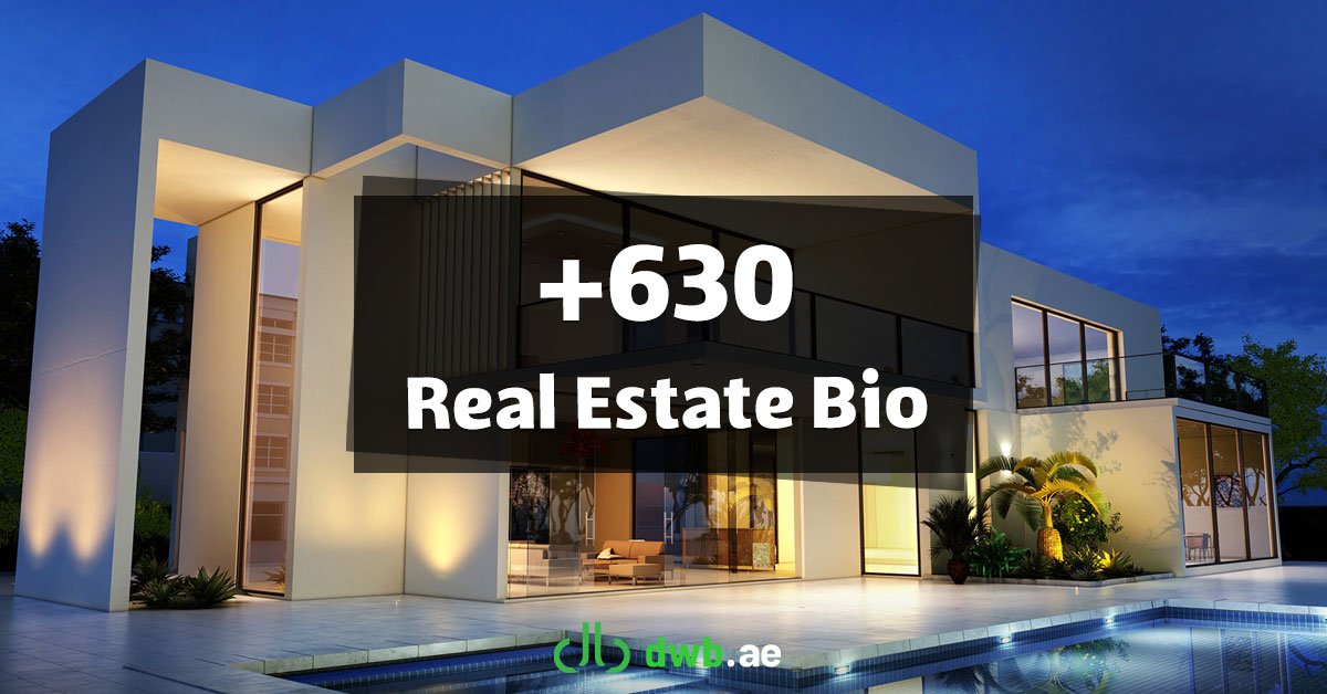 630 Real Estate Bio