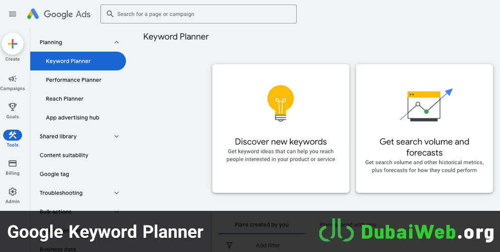 Google Keyword Planner