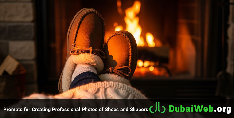 Prompts for Creating Professional Photos of Shoes and Slippers