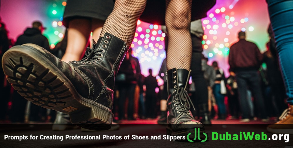 Prompts for Creating Professional Photos of Shoes and Slippers