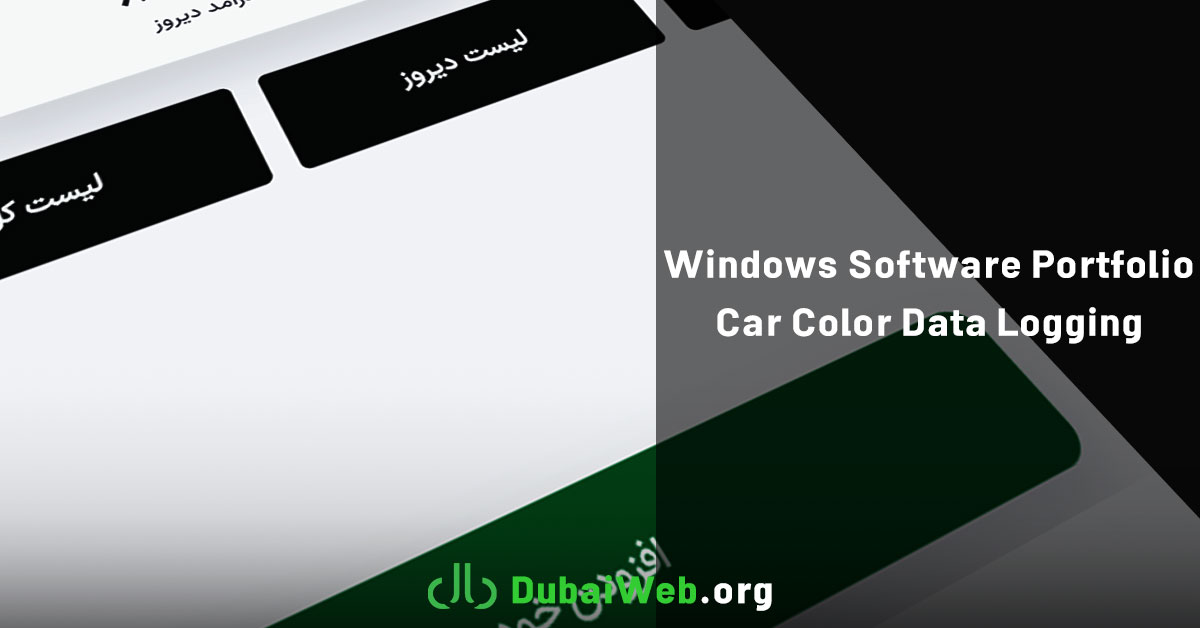 Windows Software Portfolio – Car Color Data Logging