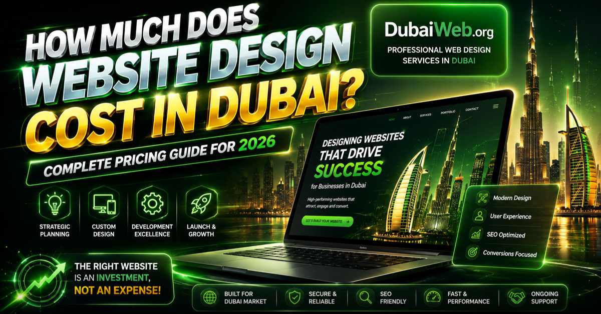 How Much Does Website Design Cost in Dubai